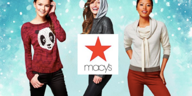 Macy’s: $10 Off a $25 OR $20 Off a $50 Purchase WOW! Pass (Includes Sale & Clearance Apparel!)