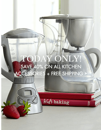 PotteryBarnKids 40 Off ALL Kids Kitchen Accessories FREE Shipping Today Only