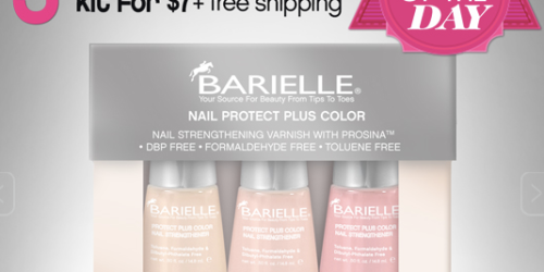 Barielle Nail Polish: 3-Piece Nail Protect Plus Color kit Only $7 + FREE Shipping (Limited Quantity Available)