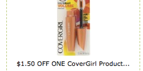 Amazon: FREE CoverGirl Eyeshadow OR $0.51 CoverGirl Concealer (with $25 Order) + More