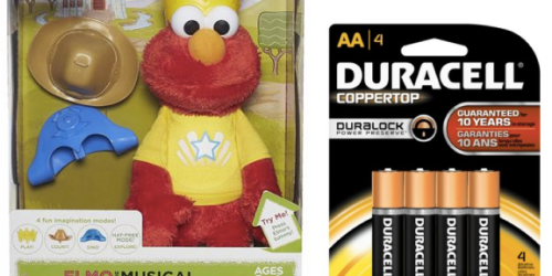 Target or Walmart: *HOT* Let’s Imagine Elmo Toy & Duracell 4-Pack Only $13.99 for BOTH