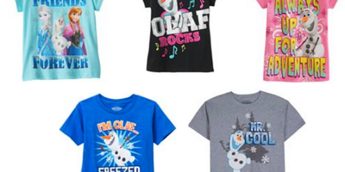 Kohl’s.com: Disney Frozen Tees as low as ONLY $3.77 Each Shipped + More