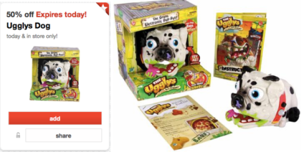 Target Cartwheel: 50% off Ugglys Electronic Pet Dog (Today Only) = As Low As Only $7.49