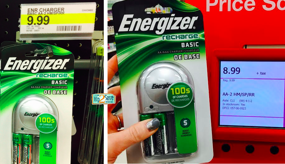 Target Energizer Recharge Basic AA/AAA Battery Charger Only 4.09
