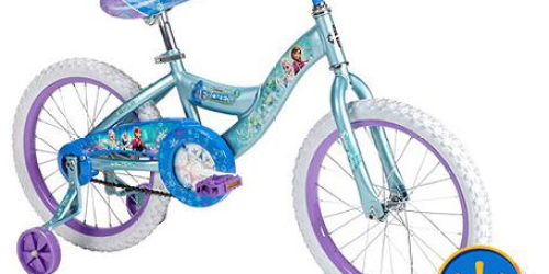 Walmart.com: 18″ Huffy Disney Frozen Girls’ Bike Only $89.97 Shipped