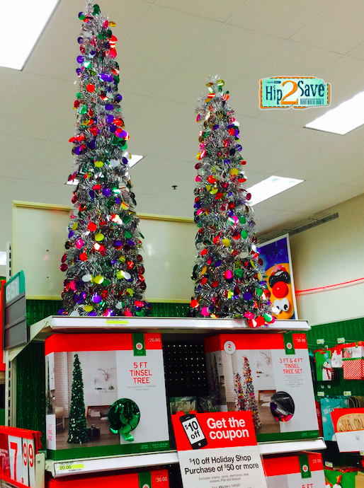 Target Awesome Deals on Tinsel Trees