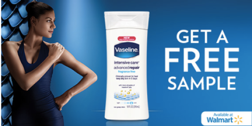 *HOT* FREE Full-Size Vaseline Intensive Care Lotion