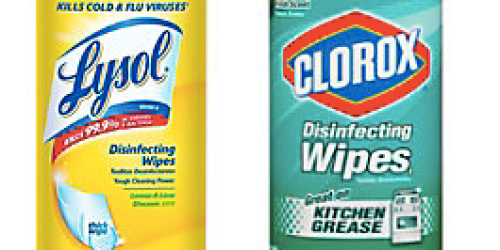 Office Depot/OfficeMax: Lysol or Clorox Disinfecting Wipes 35 Count Tub Only $1.29 Shipped