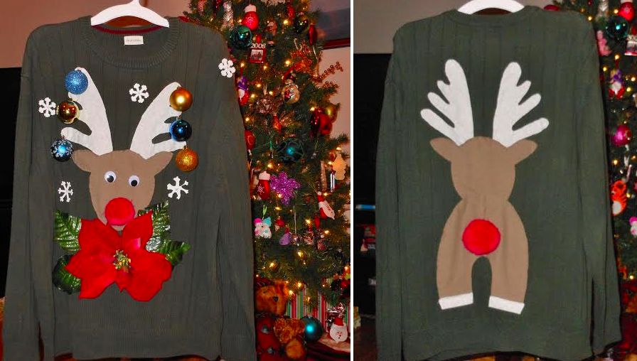 Happy Friday: Homemade Ugly Christmas Sweater • Hip2Save