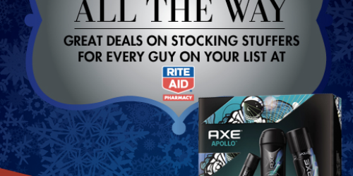 Rite Aid: Axe Holiday Packs Buy 1 Get 1 50% Off AND $4 +Up Reward w/ Purchase = Great Deals