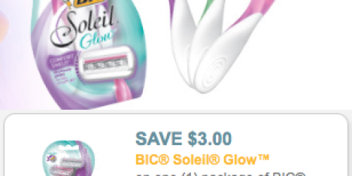 *High Value* $3/1 BIC Soleil Glow Coupon = Awesome Deals at the Drugstores & Target (Thru Tomorrow)