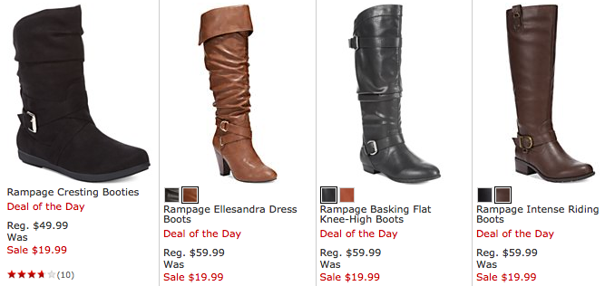 rampage boots macys