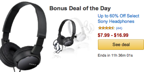Amazon: Up to 60% Off Select Sony Headphones