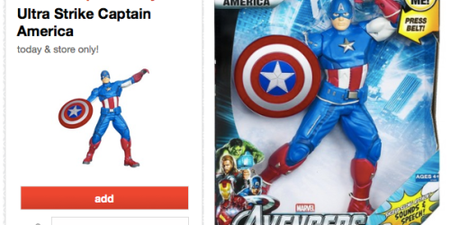 Target Cartwheel: 50% off Ultra Strike Captain America Today Only = Possibly As Low As Only $9.99