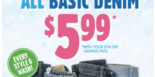 *HOT* The Children’s Place Doorbuster Sale: ALL Basic Denim $5.99, Sleepwear & Graphic Tees $3.74 + More (In-Store Only & This Weekend Only)