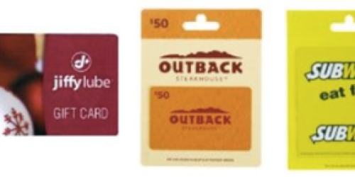 Amazon: Gift Card Lightning Deals Starting Soon (Save on Aeropostale, Outback Steakhouse & More)