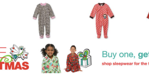 Kmart.com: Buy 1 Sleepwear for the Entire Family and Get 1 Free = Newborn Sleeper Pajamas Only $2.69