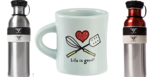 REI.com: Life is Good Coffee Mug Only $3.73 (Reg. $10!) + More Great Deals on Water Bottles