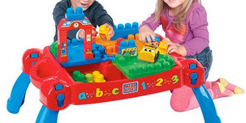 Walmart.com: Mega Bloks First Builders Build ‘n Learn Table Plus Bonus Play Set $29.97 (Reg. $49.97)