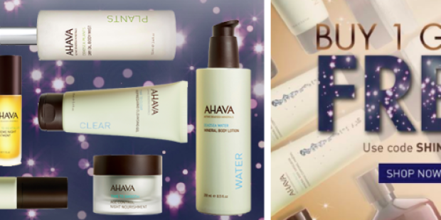 AHAVA.com: Buy 1 Get 1 Free on Everything Sitewide = Dry Skin Rescue Collection Only $30 ($113 Value)