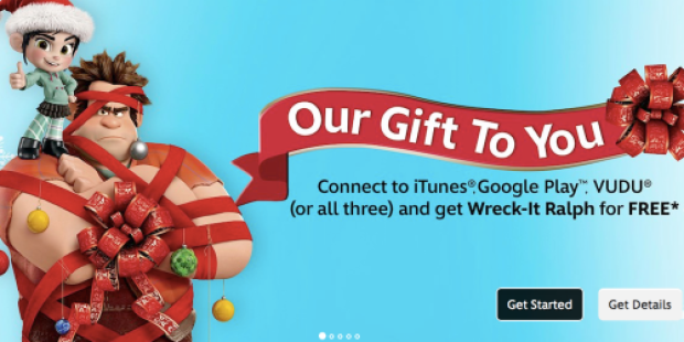FREE Wreck it Ralph Movie Download (Just Connect to VUDU, iTunes or Google Play)