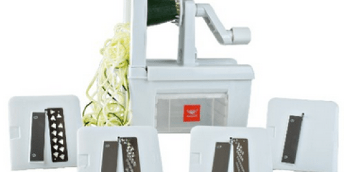 Amazon: Paderno World Cuisine Spiralizer Pro 4-Blade Only $34.95 (Reg. $59.95) – Lowest Price