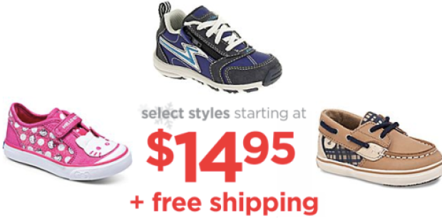 Stride Rite Flash Sale: Kids’ Shoes as Low as Only $14.95 + FREE Shipping (Through Tonight ONLY!)