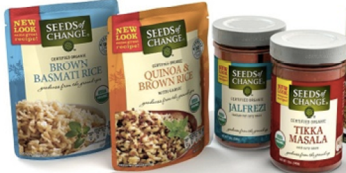 FREE Seeds of Change Certified Organic Rice or Sauce Product Coupon