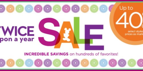 DisneyStore.com: Up to 40% Off Twice Upon a Year Sale = Great Deals on Tees, Sleep Sets, Toys and More