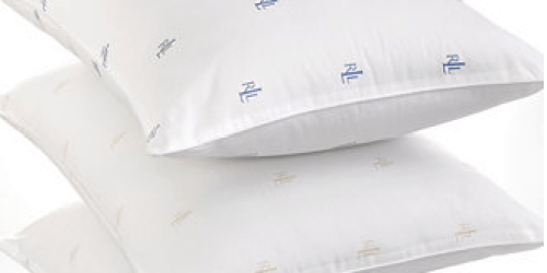 Macy’s.com: Lauren Ralph Lauren Logo Pillows Only $5.94 (Reg. $20) + FREE Store Pickup