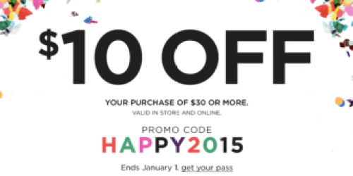 Kohl’s: $10 Off $30 Purchase Online or In-Store + Extra 20% Off + After Christmas Clearance = Great Deals