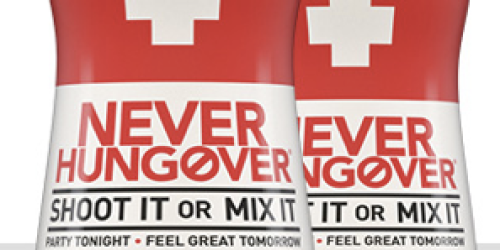 Two FREE 2-oz Trial Bottles Of Never Hungover + FREE Shipping