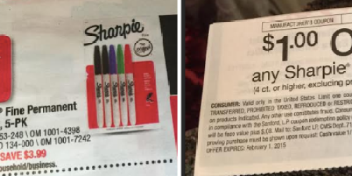 Office Depot: FREE 5-Pack of Sharpie Markers