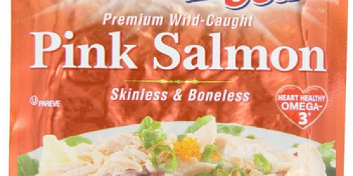 Amazon: Chicken of the Sea Premium Skinless & Boneless Pink Salmon 2.5 oz Pouches – Pack of 12 Only $9.45 Shipped