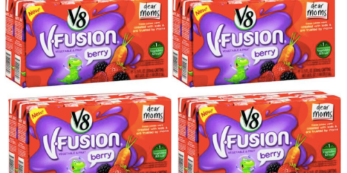 Amazon: V8 V-Fusion Berry Kid’s Juice Drink Boxes Pack of 32 Only $8.94 Shipped (Back Again)