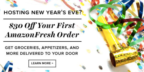 Amazon Fresh: $30 Off Your First Order of $50+ (Seattle, Philadelphia & New York Metro Amazon Prime Members Only)