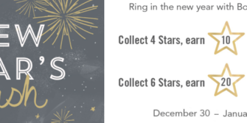 Starbucks: Possible 20 Bonus Stars w/ New Year Star Dash (+ 4 Bonus Stars w/ Frappuccino Beverage)