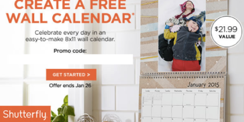 JoAnn’s Email Subscribers: Possible FREE Shutterfly Calendar – Just Pay Shipping (Check Inbox)