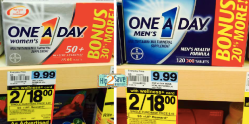 Rite Aid: One-A-Day Vitamins Only $2 (Reg. $9.99)