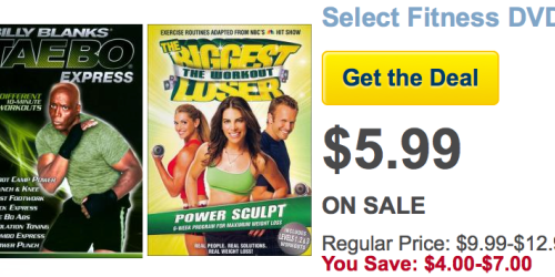 BestBuy.com: Select Fitness DVD’s Only $5.99 (Regularly Up to $12.99 – Today Only)