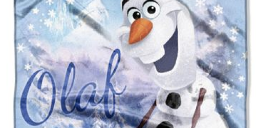 Walmart: Disney Frozen Winter Olaf 40″ x 50″ Silk Touch Throw Only $9.96 + FREE In-Store Pickup