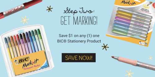 New $1/1 BIC Stationery Product Coupon = FREE Items at Dollar Tree & Walmart