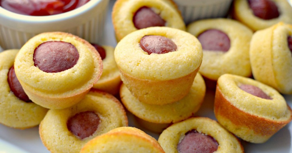 corn dog mini muffins