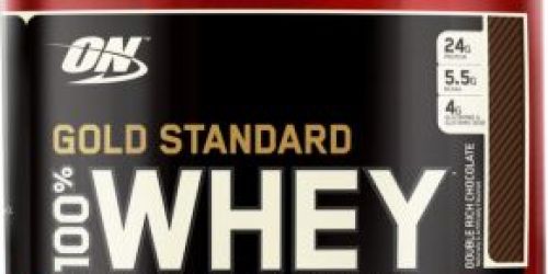 Highly Rated Optimum Nutrition Natural Vanilla Whey Protein 5lb. Container Only $27.99 (Regularly $51.49!)