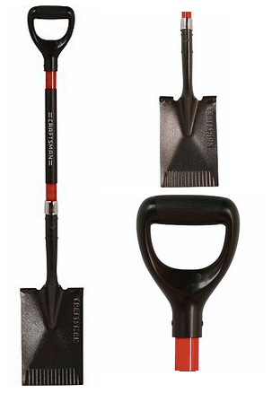 Sears Highly Rated Craftsman Fiberglass D Handle Garden Spade
