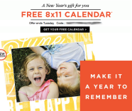 Shutterfly Possible FREE 8x11 Wall Calendar Just Pay Shipping Check 