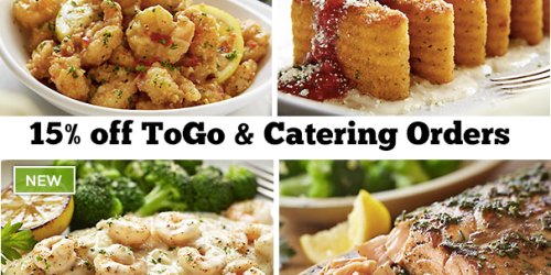 Olive Garden: 15% Off ToGo & Catering Orders (+ Join eClub & Get a FREE Dessert or Appetizer)