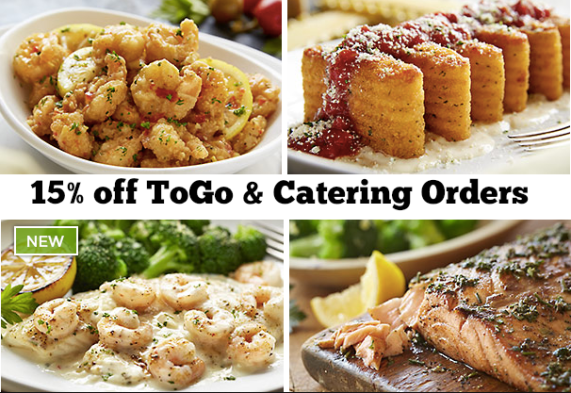 Olive Garden 15 Off Togo Catering Orders Hip2save