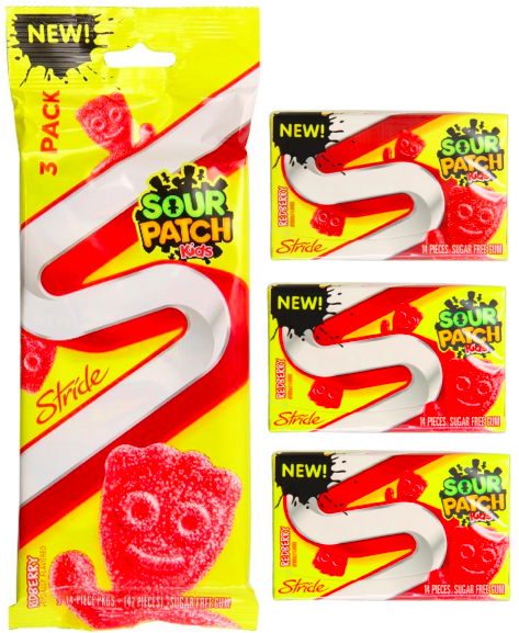 Amazon: 20 3-packs of Stride Sugar Free Sour Patch Kids Gum Only $19.99