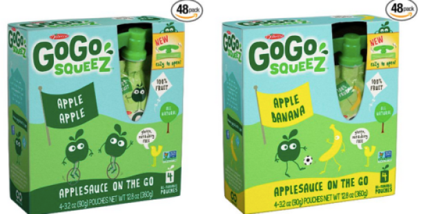 Amazon: 48 GoGo Squeez AppleApple or AppleBanana On the Go Pouches Only $20.40 Shipped